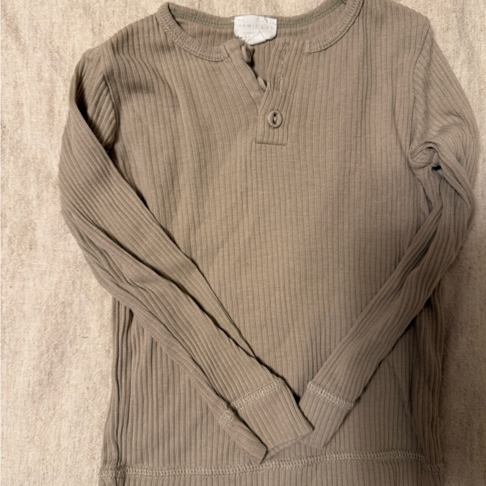 Jamie Kay Boys Taupe Ribbed Shirt Jacket